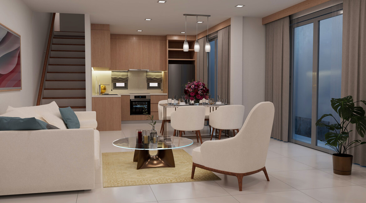 Diamond Pool Villas Type C – 2+1 Bedrooms