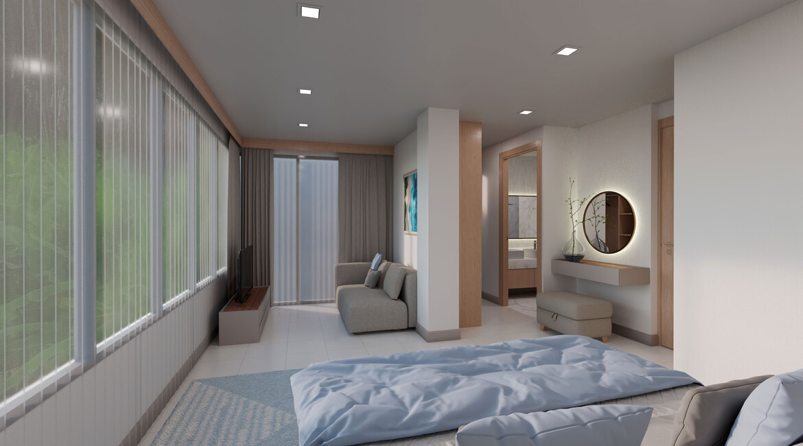 Diamond Pool Villas Type C – 2+1 Bedrooms